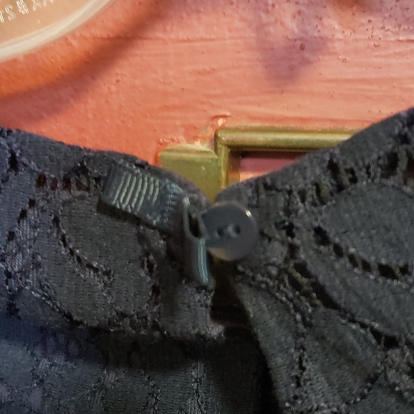 H & M Long Sleeve Navy Blue Lace Dress Size 4-6 Y - Picture 10 of 13